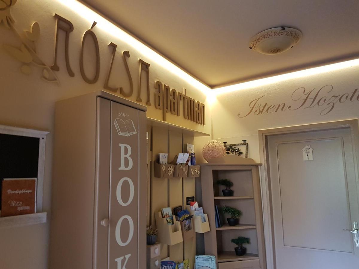 Rozsa Apartman Alsóörs Εξωτερικό φωτογραφία